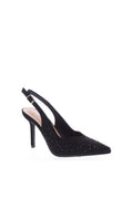 Sofia-Rhinestone Slingback Stiletto,Pointed Heel