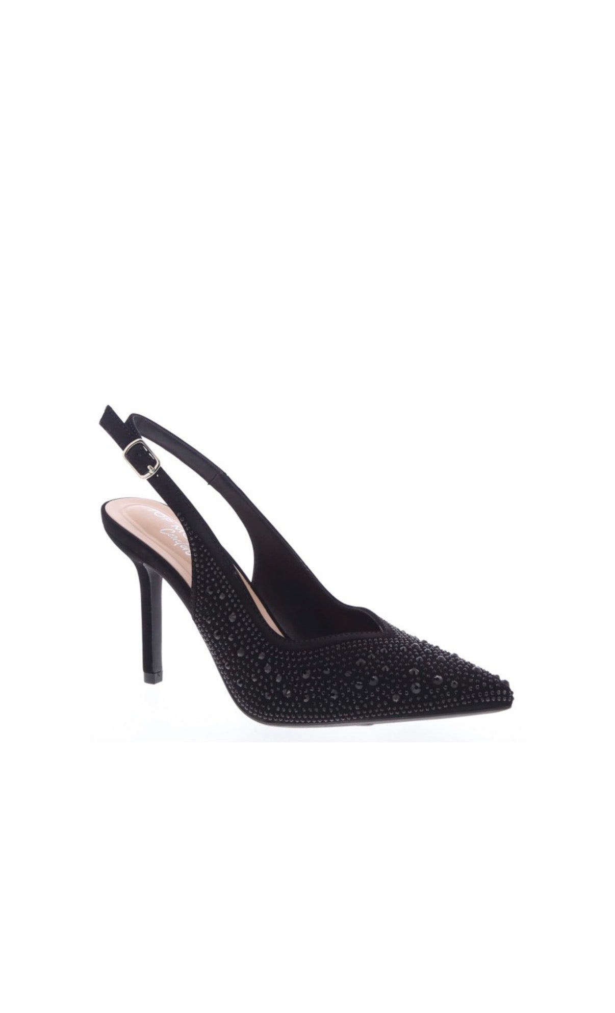 Sofia-Rhinestone Slingback Stiletto,Pointed Heel