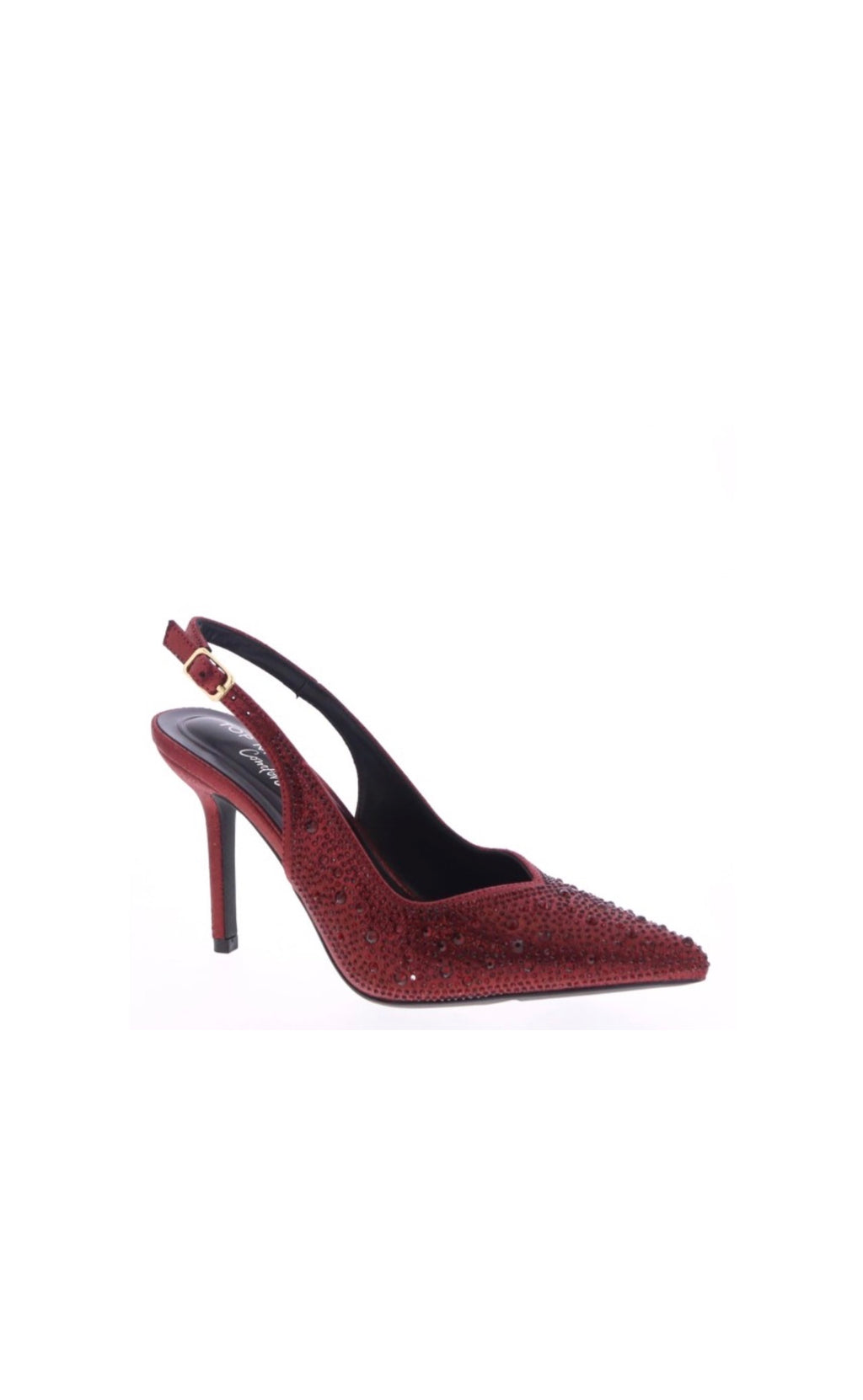 Sofia-Rhinestone Slingback Stiletto,Pointed Heel