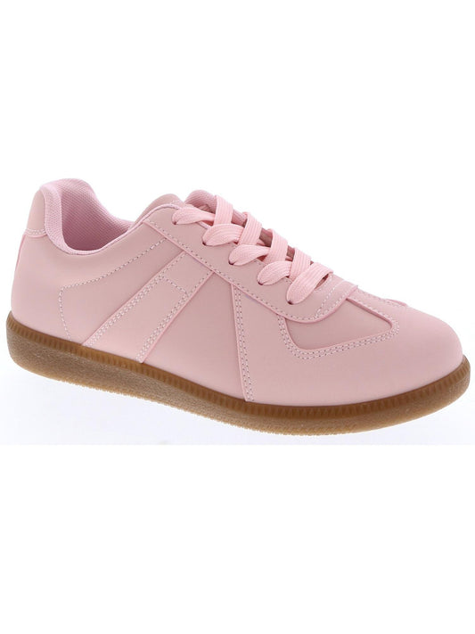 Pink- Low Top Lace up
